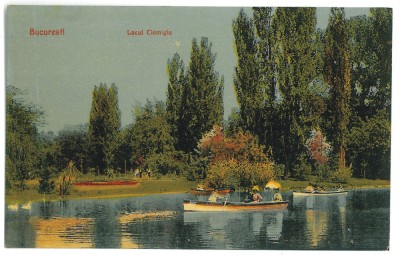 1271 - BUCURESTI, Cismigiu Park, Romania - old postcard - unused foto