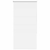 Jaluzea cu role opace alb 70x130 cm lățime material 65,7 cm