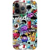 Husa compatibila cu Apple iPhone 13 Pro Max model Graffity, Silicon, TPU, Viceversa, Transparent, Carcasa