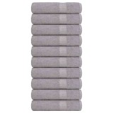 Gossi prosoape de maini, frogn, 10 buc., gri, 50x100 cm, 360 g/m2