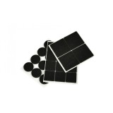 Set protectie pasla autoadeziva, rotunde si dreptunghiulare, 25 x 25 mm / 40 x 40 mm, 28 elemente, Geko G29812
