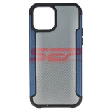 Toc TPU+PC Carbon Fiber Apple iPhone 12 Blue