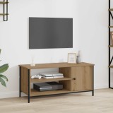 vidaXL Cabinet TV Stejar Artizanal 100 x 40 x 45 cm Lemn compozit 879478