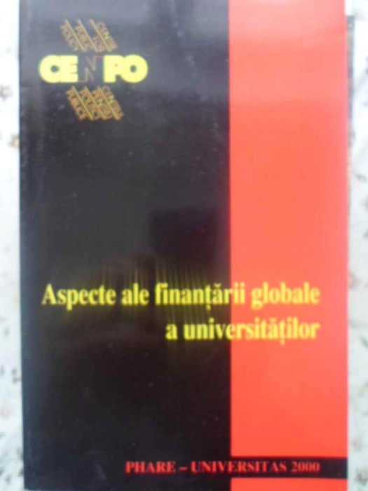 ASPECTE ALE FINANTARII GLOBALE A UNIVERSITATILOR-COLECTIV-231767