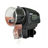 Alimentator automat pentru pesti, 4 hraniri/zi, afisaj LCD, recipient 70g, negru