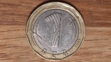Bulgaria - moneda colectie bimetal - 1 lev 2002 - impecabila ! -an unic de batere - Sfantul Ion