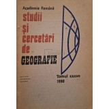 Victor Tufescu - Studii si cercetari de geografie, vol. 37 (Editia: 1990)