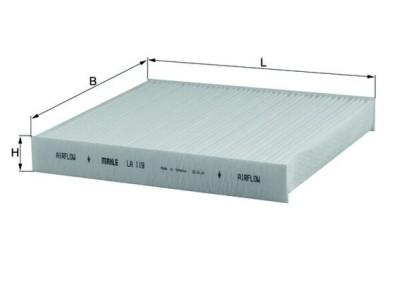 MAHLE LA 119 Filtru, aer habitaclu foto