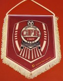 Fanion fotbal - CFR CLUJ (19X15 cm)