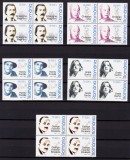 Cumpara ieftin ✅ RO 2005 LP 1672 ," Aniversari-Comemorari-Personalitati 2005 (I) " serie in bloc de 4 ,MNH