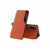 Husa Flip pentru Samsung Galaxy Note 10 Plus 4G / Note 10 Plus 5G Techsuit eFold Series Portocaliu