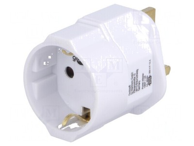 Adaptor Ştecher UK la EU cu &amp;Icirc;mpăm&amp;acirc;ntare foto
