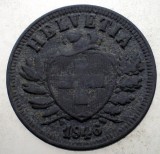 F.157 ELVETIA 2 RAPPEN 1946 B ZINC