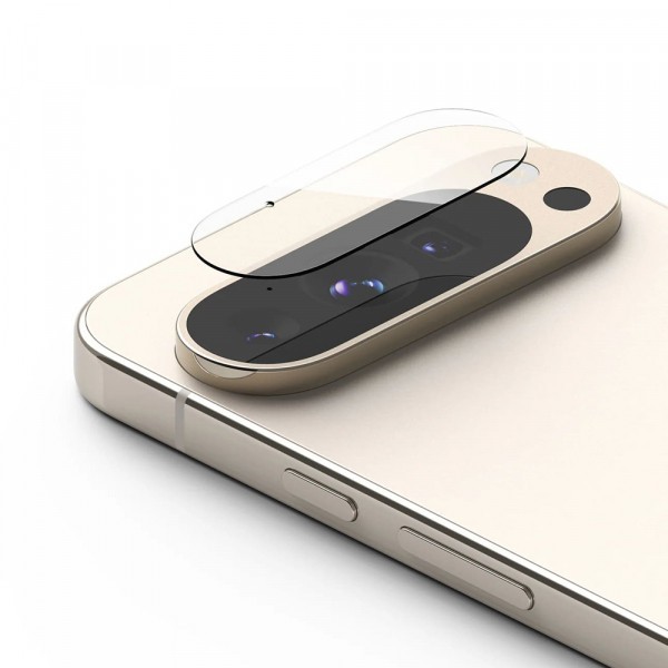 Folie de protectie Camera Spate Ringke pentru Google Pixel 9 Pro XL, Sticla Securizata, Set 3 bucati, Transparenta