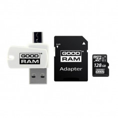 Card de memorie Goodram 128GB MicroSDXC Clasa 10 UHS-I + Adaptor foto