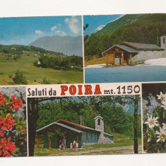 FA4 -Carte Postala- ITALIA - Poira mt. 1150, circulata 1974