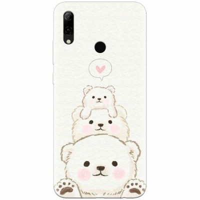 Husa silicon pentru Huawei P Smart 2019, Bear Family foto