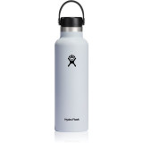 Hydro Flask Standard Mouth Flex Cap sticlă termos culoare White 621 ml