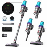 Aspirator vertical fara fir 300W, 35 kPa, ecran LED, perie iluminata