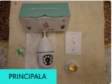 Camera Supraveghere Panoramica WiFi Bulbcam model ZAQ 8-12