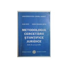 Metodologia cercetarii stiintifice juridice Olga Dutu foto