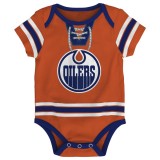 Outerstuff Body copii Edmonton Oilers NHL Hockey Pro Creeper 18 luni