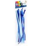 Accesorii creatie sarma plusata albastru,30 cm,20 bucati set