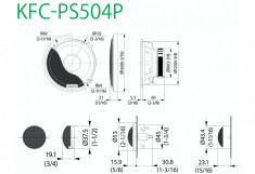 DIFUZOARE COMPONENTE DE 13CM, 45W RMS ? KENWOOD KFC-PS504P foto