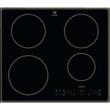 Plita incorporabila inductie Electrolux Seria 300 CIR60430CB, 4 zone de gatit, control touch, Booster, conectivitate hota, timer, negru