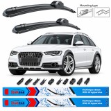 Cumpara ieftin Stergatoare Audi A6 (Allroad 4GH) 2012-2014 &ndash; Set fata Flat