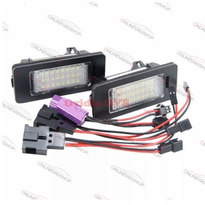 Set Lampa Led numar pt Audi Q5, A4, A5, A6 Q3, TT foto