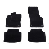 Set covorase auto mocheta Velor VW PASSAT (B8), 08.2014-12.2023, negru,