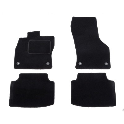 Set covorase auto mocheta Velor VW PASSAT (B8), 08.2014-12.2023, negru, foto