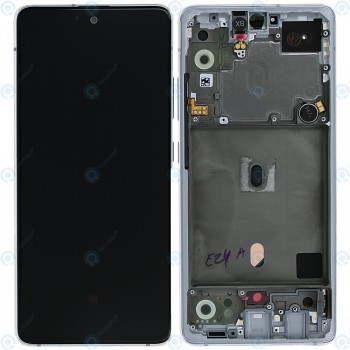 Samsung Galaxy A51 5G (SM-A516B) Unitate de afișare completă prismă zdrobită alb GH82-23124B GH82-23100B foto