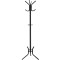 VASAGLE Cuier pentru haine, din otel, tip pom, cu 12 carlige, 176cm, negru