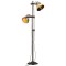 Lampa de podea cu 2 abajururi, multicolor, E27 - 2