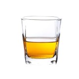 Pahar, pentru whiskey, Large Square, 285 ml, din sticla, transparent, 8.8 cm inaltime, 8.2 cm latime, 6 cm adancime, Oem