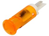 Lampă de control LED portocalie deschisă &Oslash;10mm pentru 220V AC