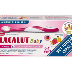 Pasta de Dinti Lacalut Baby 0-2 ani cu Periuta 55 mililitri Lacalut