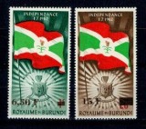 Burundi 1963 - Independenta, supr., serie neuzata