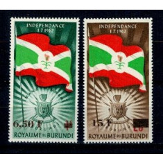 Burundi 1963 - Independenta, supr., serie neuzata
