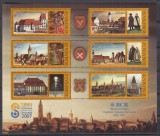ROMANIA 2007 LP 1769 b SIBIU CAPITALA EUROPEANA CULTURALA BLOC DE 6 TIMBRE MNH