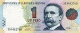 Bancnota Argentina 1 Peso 1994 P-339b UNC Necirculata
