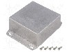 Carcasa aluminiu, 92mmx92mmx42mm, IP65, HAMMOND - 1590WYFL