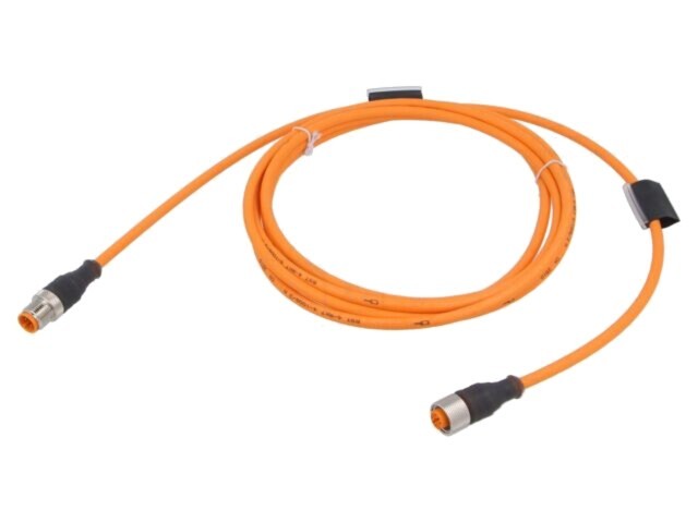 Cablu LUMBERG AUTOMATION RST 4-RKT 4-1006/3M pentru senzori și automatizări, izolație PUR, 3m PIN 4