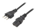 Cablu Alimentare IEC C13 1m Negru 3x0,75mm2