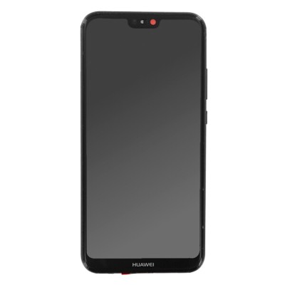 OEM - LCD IPS Display Touchscreen with Frame (09487) - Huawei P20 lite - Black foto