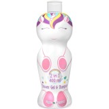 Be a Unicorn Shampoo &amp; Shower Gel 2 in 1 gel de dus si sampon pentru copii 400 ml