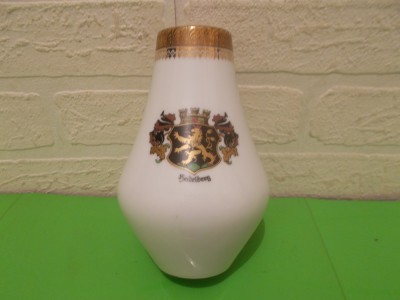 HEIDELBERG -Micuta VAZA din PORTELAN de colectie BAVARIA JAEGER decorata manual foto