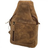Borseta Barbati Piept Crossbody Hunter, Premium, Hand Made, Curea ajustabila, 17x30x10 cm